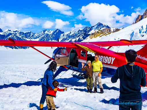 Mount Denali Glacier Landing